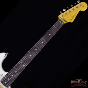 Fender Custom Shop White Lightning FR HSS Stratocaster Heavy Relic Rosewood 21 Frets OWT over Black - Image 9