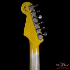 Fender Custom Shop White Lightning Floyd Stratocaster Heavy Relic Rosewood Board 21 Frets Torino Red - Image 10
