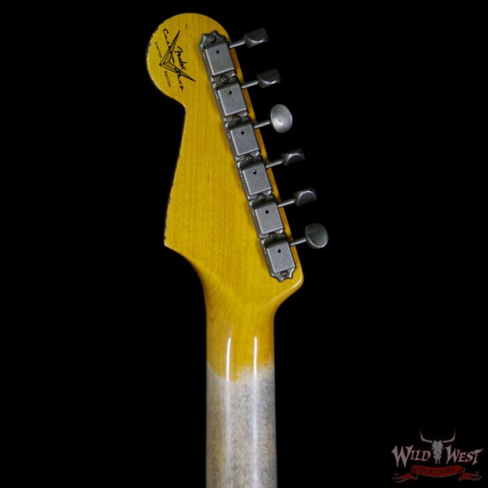 Fender Custom Shop White Lightning Floyd Stratocaster Heavy Relic Rosewood Board 21 Frets Torino Red - Image 10