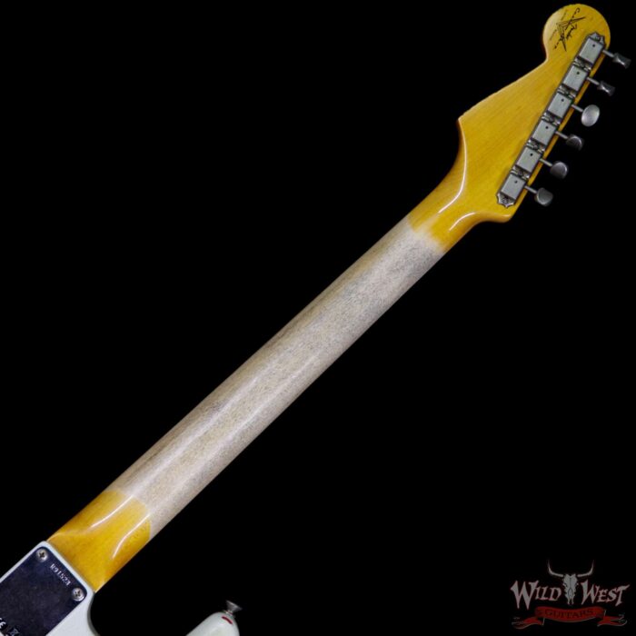 Fender Custom Shop White Lightning Floyd Stratocaster Heavy Relic Rosewood Board 21 Frets Torino Red - Image 11