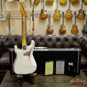 Fender Custom Shop White Lightning Straocastser Floyd Rose HSS Maple Neck 22 Frets Torino Red - Image 13