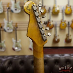 Fender Custom Shop White Lightning Straocastser Floyd Rose HSS Maple Neck 22 Frets Torino Red - Image 9