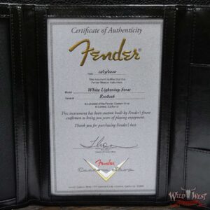 Fender Custom Shop Wild West White Lightning Stratocaster Floyd Rose Heavy Relic Maple Fingeboard Black - Image 14