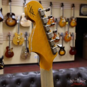 Fender Custom Shop Wild West White Lightning Stratocaster 2.0 Heavy Relic Maple Fingeboard Graffiti Yellow - Image 11