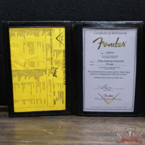 Fender Custom Shop Wild West White Lightning Stratocaster 2.0 Heavy Relic Maple Fingeboard Lake Placid Blue - Image 13