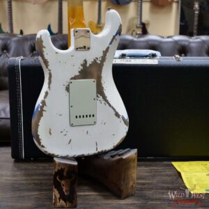 Fender Custom Shop Wild West White Lightning Stratocaster 2.0 Heavy Relic Maple Fingeboard Lake Placid Blue - Image 11