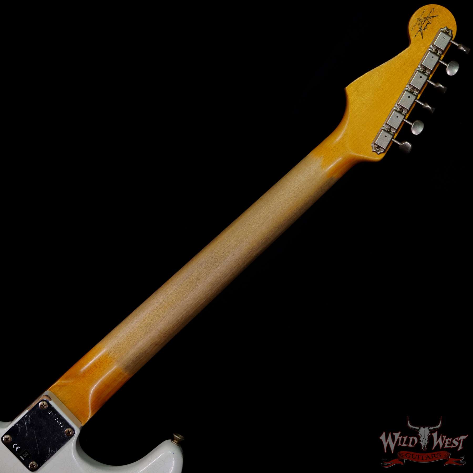 fendercs-wl2-mn22-lpb-r110493-nb__wwg.jpg Fender Custom Shop Wild West White Lightning Stratocaster 2.0 Heavy Relic Maple Fingeboard Lake Placid Blue - Image 5