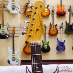 Fender Custom Shop Wild West White Lightning 2.0 Stratocaster HSS Rosewood Board 21 Frets Heavy Relic Pink Paisley - Image 7