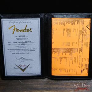 Fender Custom Shop Wild West White Lightning 2.0 Stratocaster HSS Rosewood Board 21 Frets Heavy Relic Pink Paisley - Image 14