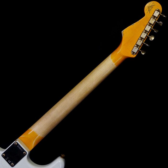 Fender Custom Shop Wild West White Lightning 2.0 Stratocaster HSS Rosewood Board 22 Frets Heavy Relic Pink Paisley - Image 5