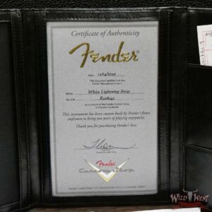 Fender Custom Shop Wild West White Lightning Stratocaster 2.0 Heavy Relic Rosewood Fingeboard Lake Placid Blue - Image 14