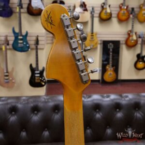 Fender Custom Shop Wild West White Lightning Stratocaster 2.0 Heavy Relic Rosewood Fingeboard Lake Placid Blue - Image 11