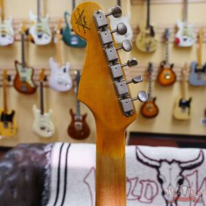 Fender Custom Shop Wild West White Lightning 2.0 Stratocaster HSS Maple Board 22 Frets Heavy Relic British Racing Green - Image 10