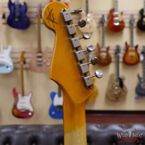 Fender Custom Shop Wild West White Lightning 2.0 Stratocaster HSS Heavy Relic Rosewood Board 22 Frets 3 Tone Sunburst - Image 10