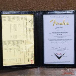 Fender Custom Shop Wild West White Lightning Stratocaster HSH Floyd Rose Rosewood Fingerboard Heavy Relic Olympic White over 3 Tone Sunburst - Image 13