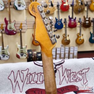 Fender Custom Shop Wild West White Lightning Stratocaster Floyd Rose HSH Rosewood Fingerboard 22 Frets Heavy Relic 2 Tone Sunburst 8.05 lbs - Image 11