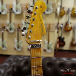Fender Custom Shop White Lightning Straocatser Floyd Rose HSS Maple Neck 22 Frets 3 Tone Sunburst - Image 7