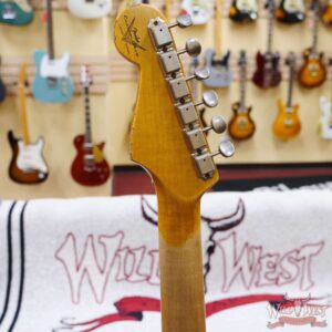Fender Custom Shop Wild West White Lightning Stratocaster HSS Floyd Rose Maple Board 22 Frets Heavy Relic Graffiti Yellow - Image 10
