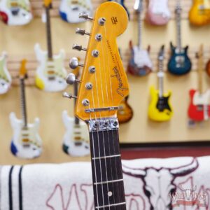 Fender Custom Shop Wild West White Lightning Stratocaster HSS Floyd Rose Rosewood Board 22 Frets Heavy Relic Purple Metallic - Image 7