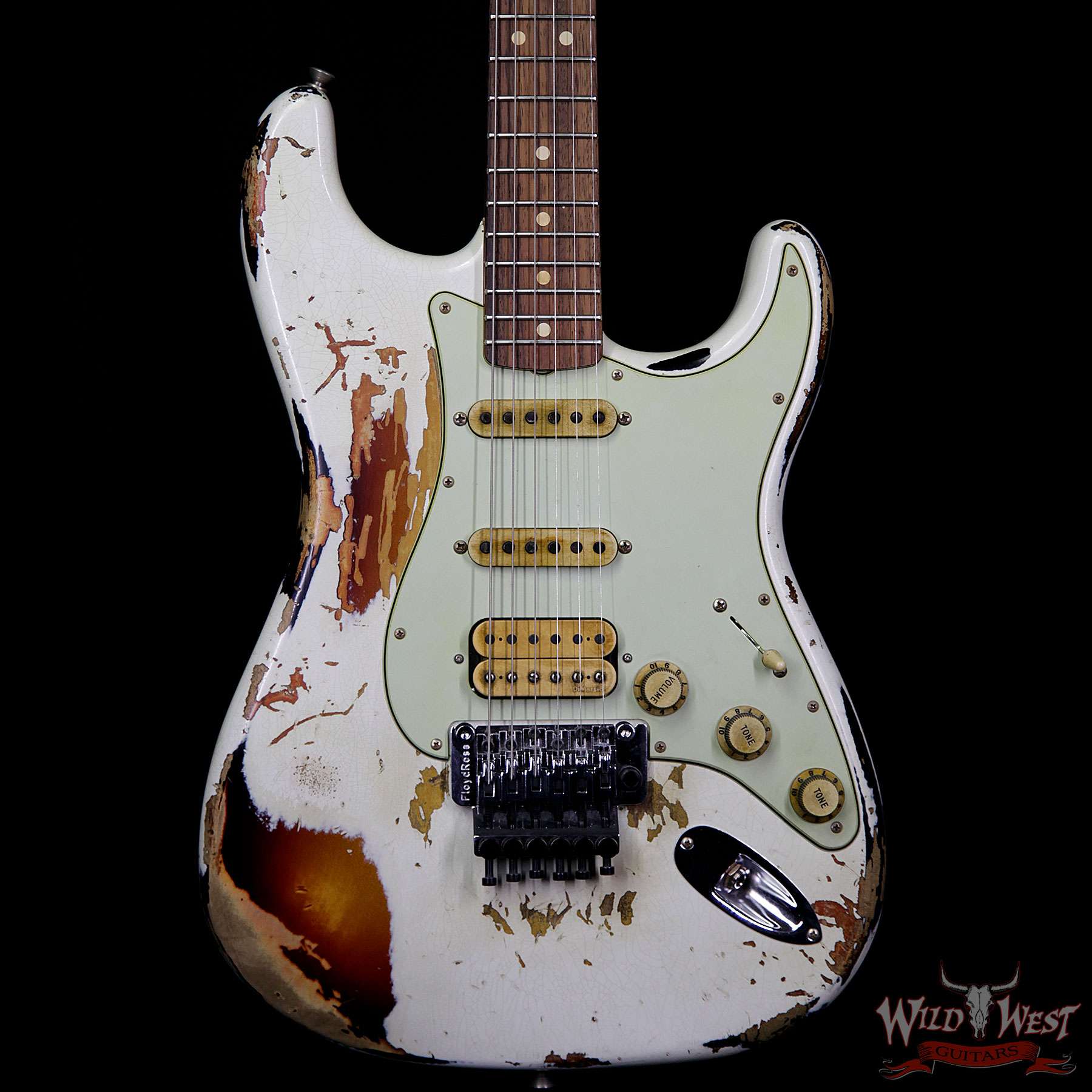 fendercs-wlfr-rw21-3ts-r89825-bf__wwg.jpg Fender Custom Shop White Lightning Stratocaster Floyd Rose HSS Rosewood Fretboard 3 Tone Sunburst - Image 3