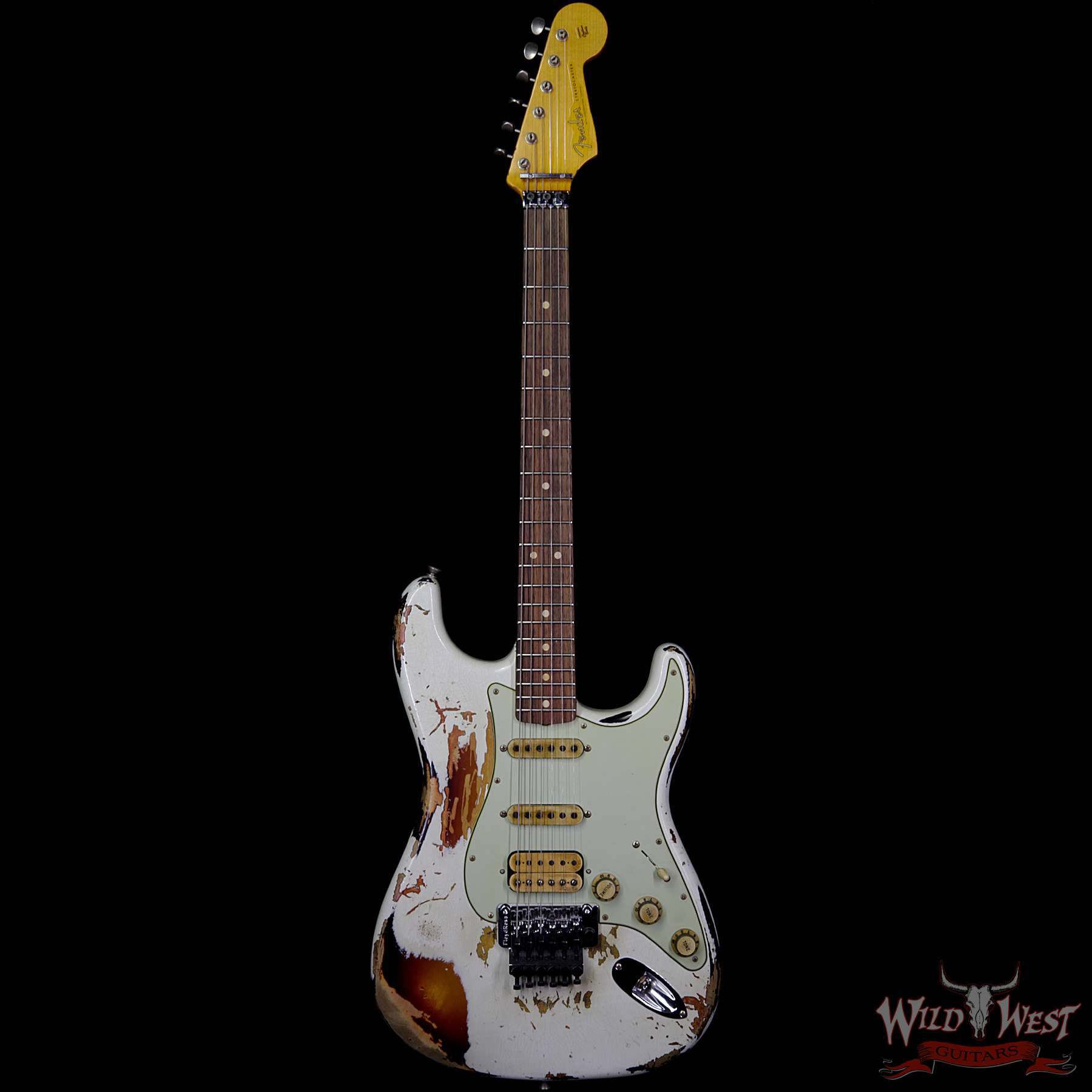 fendercs-wlfr-rw21-3ts-r89825-f__wwg.jpg Fender Custom Shop White Lightning Stratocaster Floyd Rose HSS Rosewood Fretboard 3 Tone Sunburst - Image 4