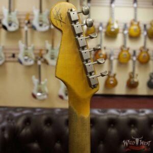 Fender Custom Shop White Lightning Stratocaster Floyd Rose HSS Rosewood Fretboard 3 Tone Sunburst - Image 9