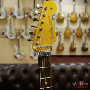 Fender Custom Shop White Lightning Stratocaster Floyd Rose HSS Rosewood Fretboard 3 Tone Sunburst - Image 7
