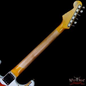 Fender Custom Shop Wild West White Lightning Stratocaster HSS Floyd Rose Rosewood Board 22 Frets Heavy Relic 3 Tone Sunburst - Image 5