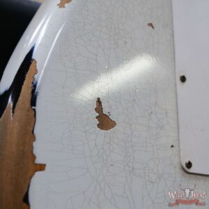 Fender Custom Shop Wild West White Lightning Stratocaster HSS Floyd Rose Rosewood Board 22 Frets Heavy Relic Black - Image 13