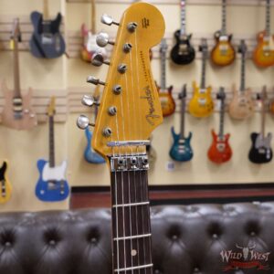 Fender Custom Shop Wild West White Lightning Stratocaster HSS Floyd Rose Rosewood Board 21 Frets Heavy Relic 2 Tone Sunburst - Image 7