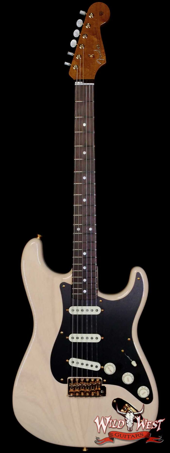 Fender Custom Shop American Custom Stratocaster 3A Rosewood Fingerboard Hand-Wound Dual Mag II Pickups NOS Vintage Blonde 7.20 lbs - Image 1