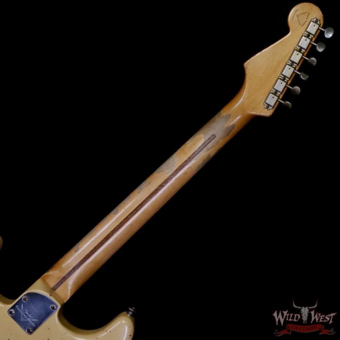 Fender Custom Shop Ron Jessurun Apprentice Built 70th Anniversary Stratocaster Modernized Relic Aged Desert Sand 7.60 lbs - Image 5
