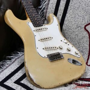 Fender Custom Shop Ron Jessurun Apprentice Built 70th Anniversary Stratocaster Modernized Relic Aged Desert Sand 7.60 lbs - Image 8