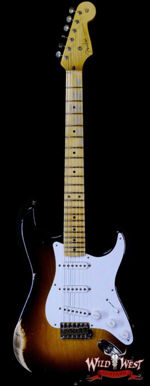 Fender Custom Shop Limited Edition 70th Anniversary 1954 Stratocaster Relic Wide Fade 2 Tone Sunburst 7.30 LBS