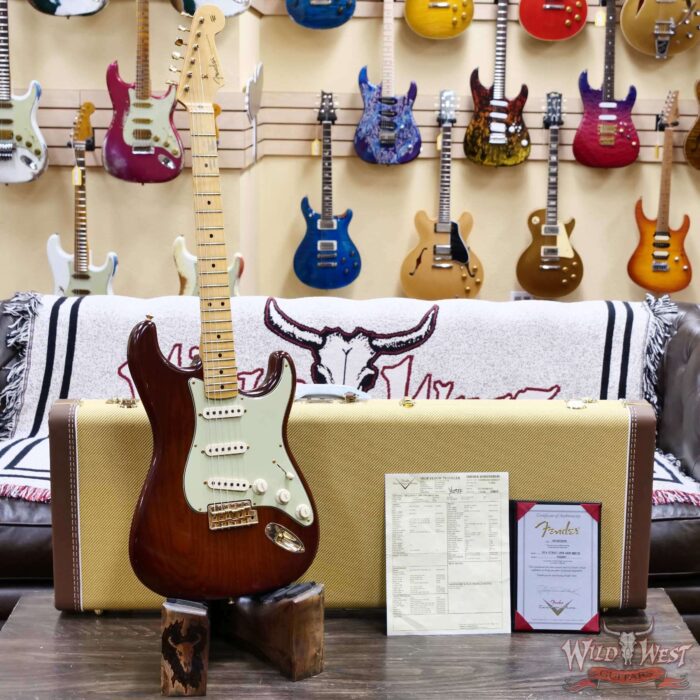 Fender Custom Shop Yuriy Shishkov Masterbuilt 50’s Stratocaster Josefina Hand-Wound Pickups Journeyman Relic Violin Burst 7.20 lbs - Image 6