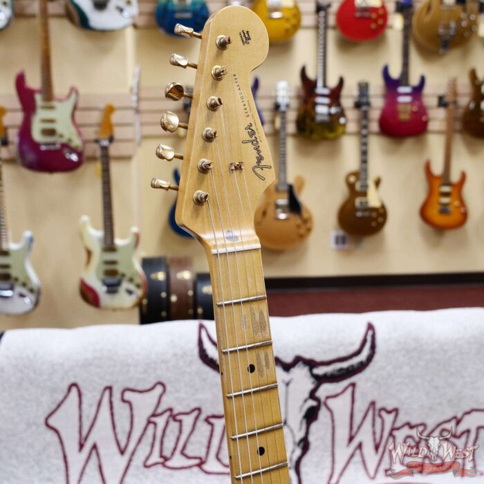 Fender Custom Shop Yuriy Shishkov Masterbuilt 50’s Stratocaster Josefina Hand-Wound Pickups Journeyman Relic Violin Burst 7.20 lbs - Image 7