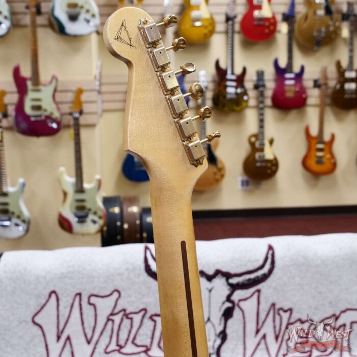 Fender Custom Shop Yuriy Shishkov Masterbuilt 50’s Stratocaster Josefina Hand-Wound Pickups Journeyman Relic Violin Burst 7.20 lbs - Image 10