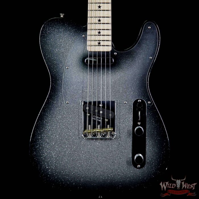 Fender Custom Shop Alan Hamel Founders Design Sparkle Telecaster Black Sparkle Burst - Image 3