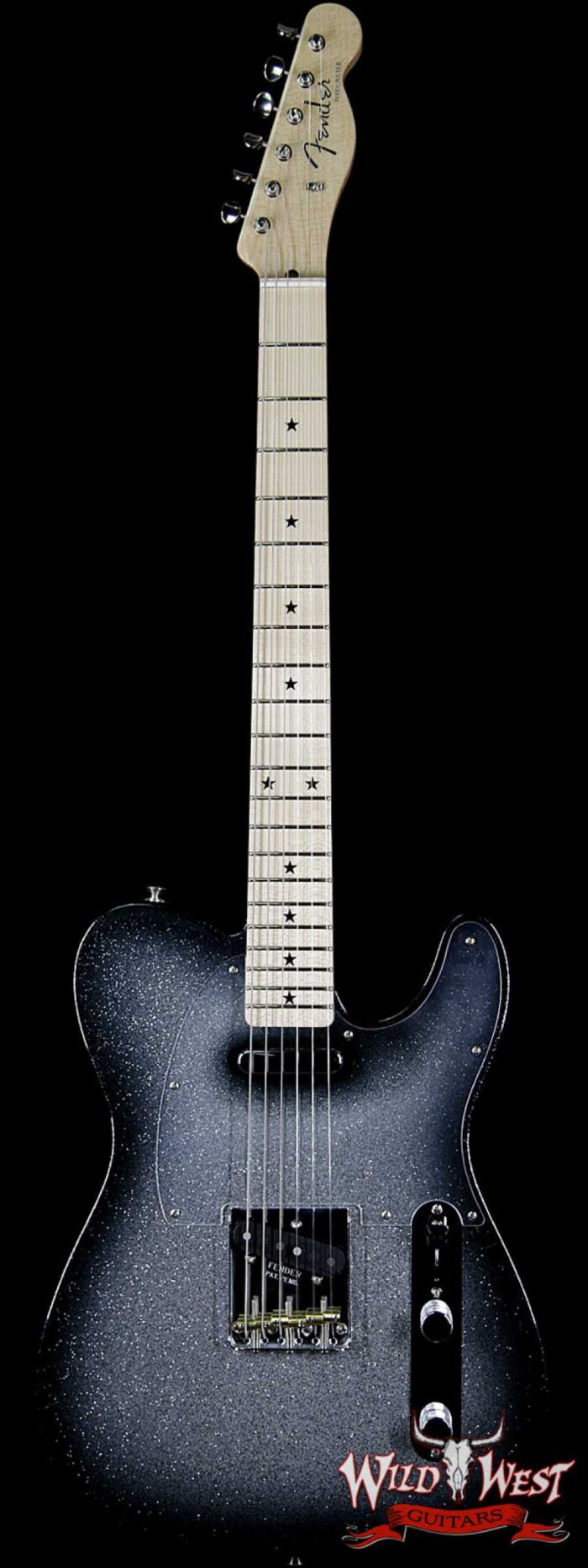 Fender Custom Shop Alan Hamel Founders Design Sparkle Telecaster Black Sparkle Burst - Image 1