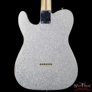 Fender Brad Paisley Road Worn Telecaster Maple Fretboard Silver Sparkle 6.2 Pounds - Image 7