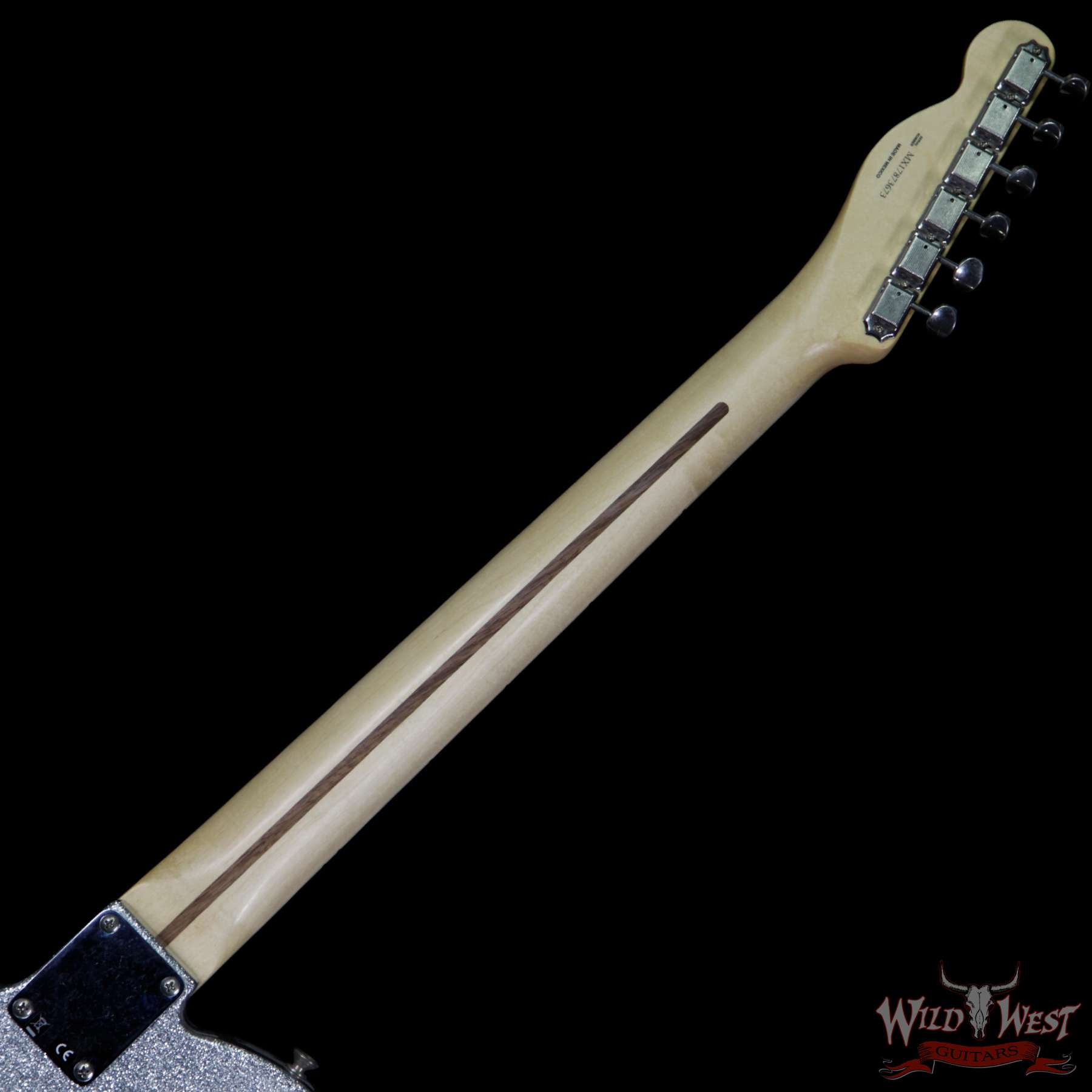 fendermim-bradpaisleytelecaster-mx17873673-nb__wwg.jpg Fender Brad Paisley Road Worn Telecaster Maple Fretboard Silver Sparkle 6.2 Pounds - Image 11