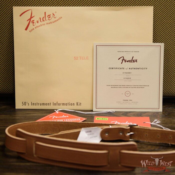 Fender FSR American Vintage Limited Edition ‘52 1952 Telecaster Roasted Natural 1 of 200 V1742518 - Image 16