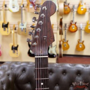 Fender USA Limited Edition American Professional Stratocaster Solid Rosewood Neck Fiesta Red - Image 7