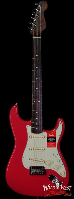 Fender USA Limited Edition American Professional Stratocaster Solid Rosewood Neck Fiesta Red