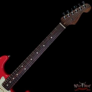 Fender USA Limited Edition American Professional Stratocaster Solid Rosewood Neck Fiesta Red - Image 4