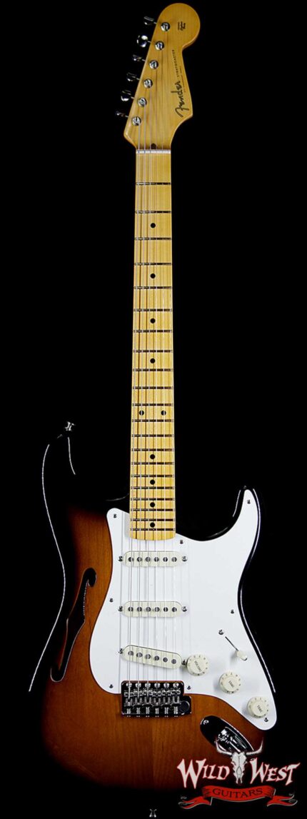 Fender USA Eric Johnson Signature Stratocaster Thinline Semi-Hollow Body 2 Tone Sunburst