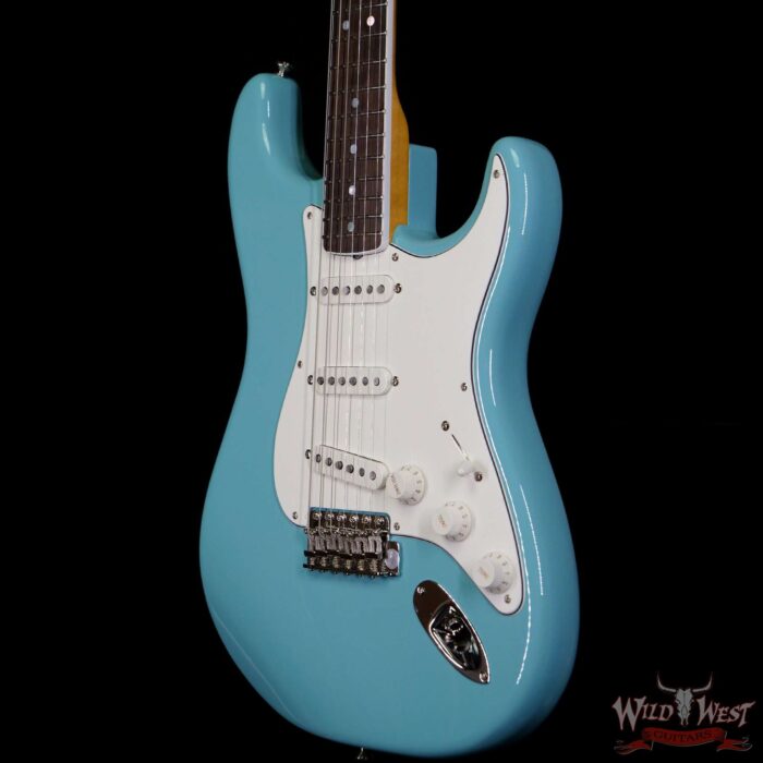 Fender USA Eric Johnson Stratocaster Rosewood Fingerboard Tropical Turquoise - Image 2