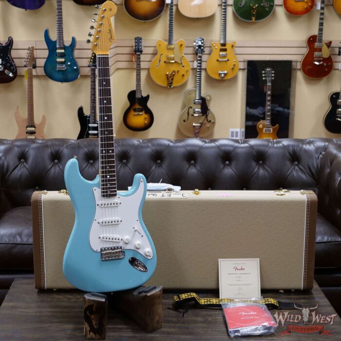 Fender USA Eric Johnson Stratocaster Rosewood Fingerboard Tropical Turquoise - Image 5