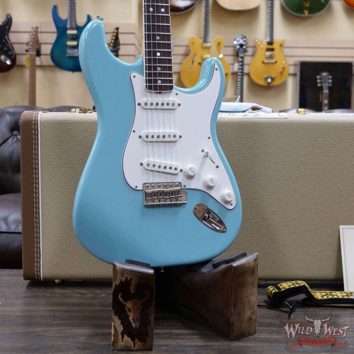 Fender USA Eric Johnson Stratocaster Rosewood Fingerboard Tropical Turquoise - Image 7