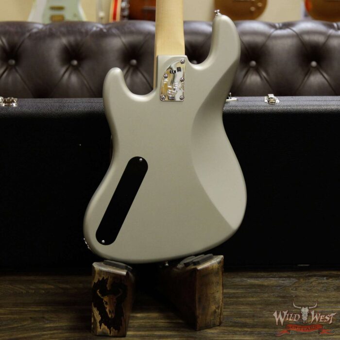 Fender USA Flea Signature Active Jazz Bass Maple Neck Inca Silver - Image 5